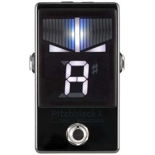 KORG(コルグ) ギター/ベース用 ペダルチューナー PITCHBLACK X ±0.1セントの高精度 ULTRA BUFFER トゥルーバイパス DCアウト搭載 ストロボチューニング PITCHBLACK PB-X