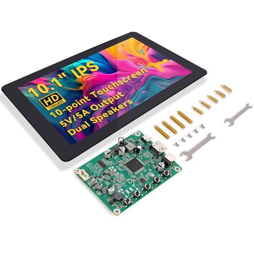SUNFOUNDER 最新10インチDIYタッチスクリーン オールインワンソリューション(RASPBERRY PI 5対応)IPS HD 1280×800
