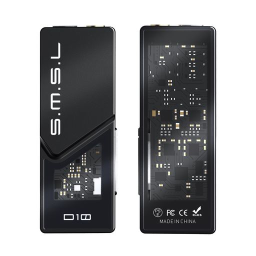 【VGP 2025 受賞】S.M.S.L D10 ポータブルヘッドホンアンプ ハイレゾ対応 / 「CS43131」X2搭載 / 4.4MMバランス・3.5MMアンバランス出力端子付き HIFI 高性能 ポータブル オーディオ USB
