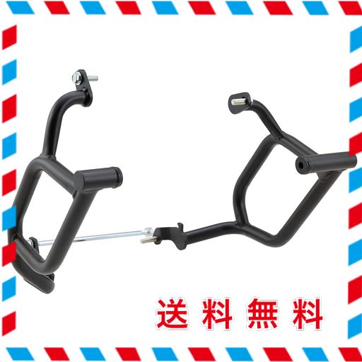 デイトナ(DAYTONA) バイク用 エンジンガード トレーサー9 GT(21)専用 Φ25.4 パイプエンジンガード スライダー付属 25139 ブラック ワンサイズ