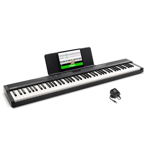 ALESIS 陰電子洋琴 88鍵盤楽器 フルサイズ鍵盤楽器 未経験者向け洋琴習い事嘱する 携帯型 金棒引き内蔵 USB-midi端子譜面&経口避妊薬台 ワット数アダプタ 480声遣い RECITAL PLAY KO