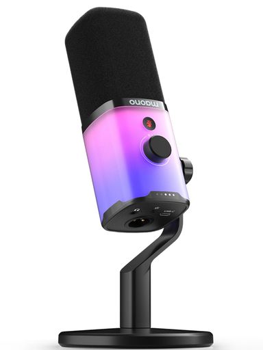 MAONO ダイナミックゲーミングマイク USB/XLR接続可能 ノイズキャンセリング単一指向性マイク RGBライティング イヤホン出力端子 タッチミュートボタン付き ゲーム実況 ボイスチャット ポッ…