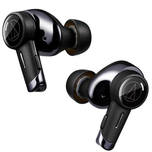 オーディオテクニカ ATH-TWX9MK2 BK(E) ノイズキャンセリング ワイヤレスイヤホン BLUETOOTH 完全ワイヤレス マイク付 最大約18.5時間再生 ワイヤレス充電対応 マルチポイント 深紫外線除菌シス…