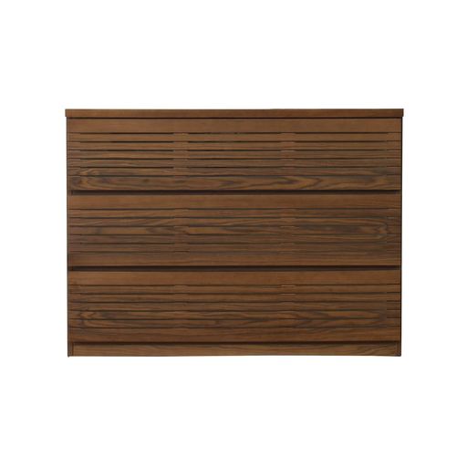 関家具(SEKIKAGU) 大川家具 チェスト ブラウン 奥行41.5×幅120×高さ88.5(CM) 371493