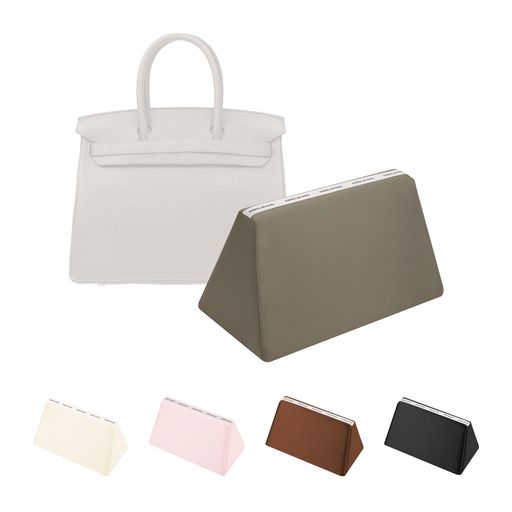 KINGS IN BAG バッグピロー 詰め物 サテン生地 バッグ型崩れ防止 高級軽量 エルメスバーキン30内縫い適用(エトゥープ)