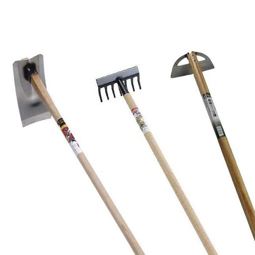 鍬 立鎌 ショベル 家庭菜園3点セット 道具 農作業 便利 グッズ ガーデニング 雑貨 草刈り 草取り ガーデン くわ 園芸 立ったまま レーキ 草刈 鎌 草むしり ステンレス 農具 草刈り鎌 用品 …