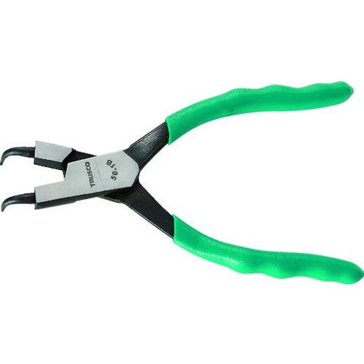 TRUSCO(トラスコ) スナップリングプライヤー 孔用 Φ1.0 曲爪50型 50-1B × 5丁 【ケース販売】