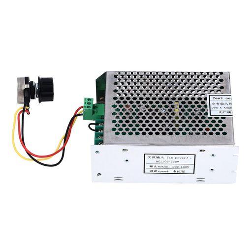 ZERODIS PWM DCモータースピードコントローラー効率的アルミニウム合金モータースピードレギュレーター安全なAC110‐220V入力DC0‐100V出力産業用途向け