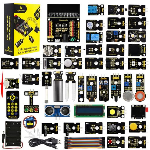 KEYESTUDIO 45 センサースターターキット MICROBIT (マイクロビットボードなし)
