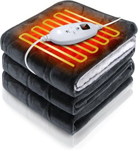 電気毛布 敷き【2025新登場&北欧風高級フランネル素材&160×130CM大判サイズ】電気敷毛布 10段階温度調整 タイマー機能 電気ブランケット 厚手生地 均一加熱 速暖 電気ひざ掛け 過熱保護 洗…