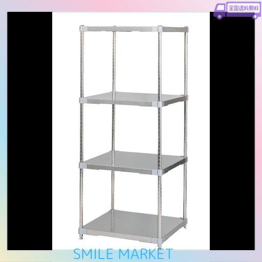 燕三条製 PROFACE プロフェイス SUS304ステンレスシェルフ フリーラック 幅60 奥行60 高さ150 CM 4段 GSS4-6060