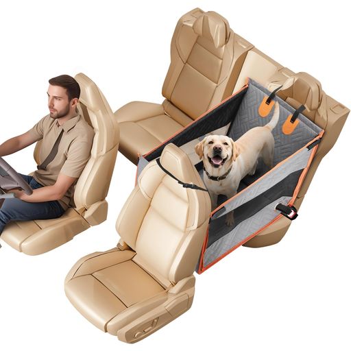 NICEUS 【2025新型】ペットドライブシート ペットドライブボックス 犬 ドライブボックス 折りたたみ式 大型犬・中型犬・小型犬 猫用 半囲い型 飛び出し防止 防水・耐摩耗・滑り止め・汚れ…