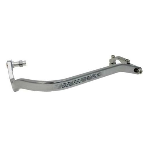 ジータレーシング(ZETA RACING) スタンダード径(22.2MM)バー用 対応ハンドルバー内径(Φ13.5~19MM) アーマーハンドガード ベンド チタンカラー 高剛性アルミ合金 プロテクション オフロード ドアノブ握り ダートフリーク