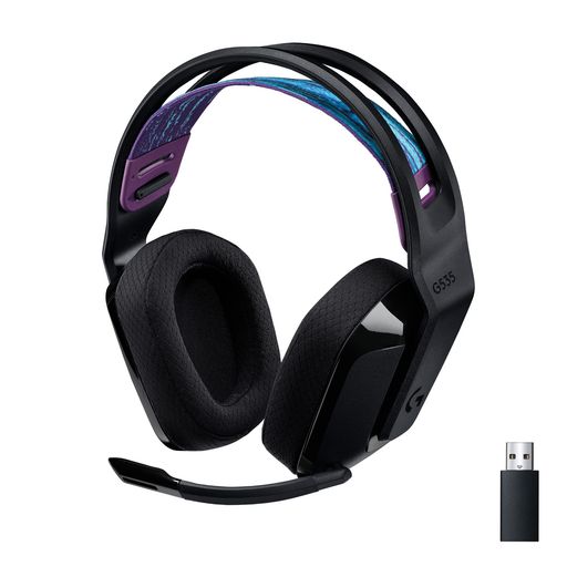 LOGICOOL G ゲーミングヘッドセット G535 ワイヤレス ヘッドセット G535BK 超軽量 236G マイク付き 充電 33時間連続使用可能 DISCORD 対応 立体音響 2.1CH ステレオ USB PC PS5 PS4 ヘッドホン 13,878円
