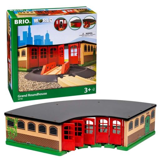 BRIO 木製レール 知育玩具 大型車庫 対象年齢 3歳~ 33736 誕生日 クリスマス プレゼント 室内遊び 男の子 女の子 脳トレ 集中力