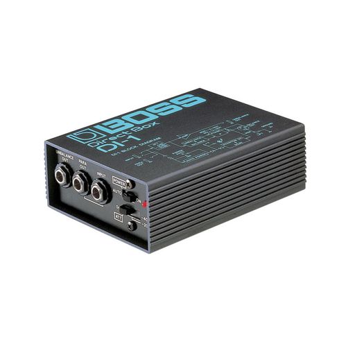 BOSS ボス ダイレクトボックス DI-1 オートパワーオフ 3段階アッテネータースイッチ搭載 ステージ/スタジオ/音響現場