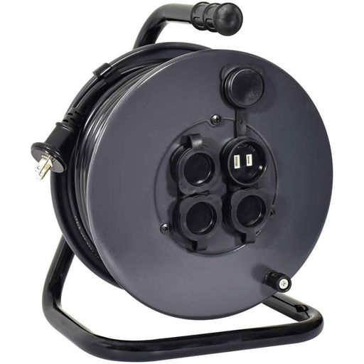 日動工業 電工ドラム 延長コード 防雨防塵型 ナイスリール アースなし 単相100V VCT1.25MM2 20M グレーNGW20-GY 8,507円