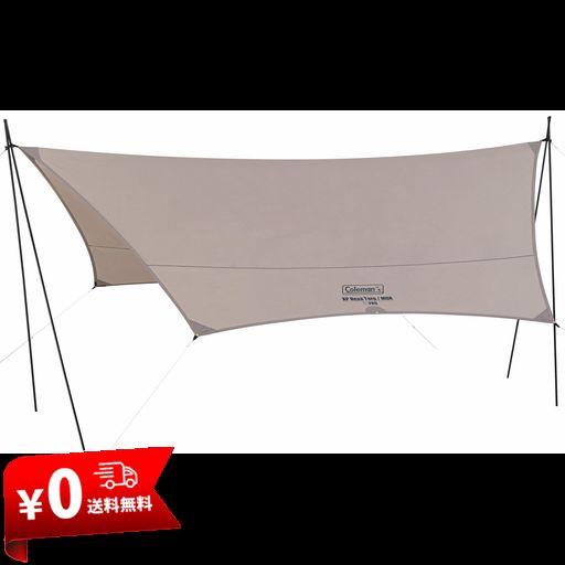 COLEMAN(コールマン) タープ XPヘキサタープ/MDX クロスポール 簡単設営 キャンプ アウトドア 組み立て簡単 サイドポール2本付属 オールインワン 耐水圧1500MM PU防水 高さ調節可能