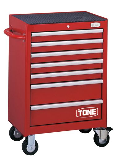 トネ(TONE) ローラーキャビネット WS207R レッド