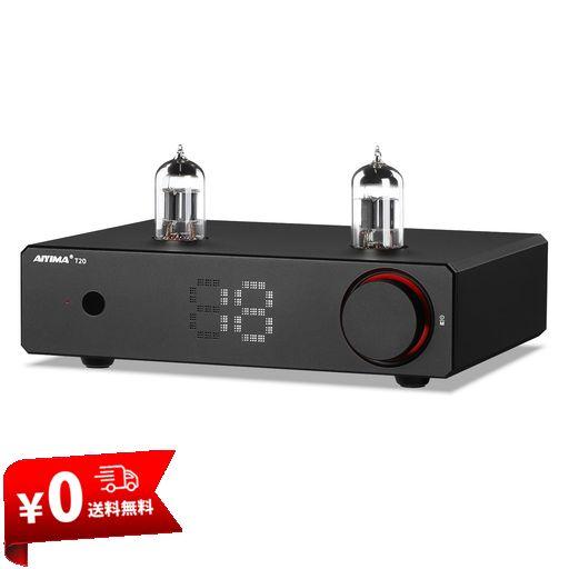 AIYIMA T20 フルバランスHI-FI真空管プリアンプ TUBE ECC83プリアンプ LME49720(交換可能)+OPA1612チップ XLR/RCA入出力 デジタルボリューム表示 12V TIGGER ワンタッチミュート/一時停止