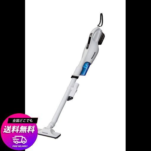 パナソニック(PANASONIC) 充電サイクロン式クリーナー 18V 5.0AH 電池1個/充電器付 デュアル (14.4V/18V対応) 吸引持続力約6倍(EZ37A3比) スティッククリーナー ハンディクリーナー 掃除機 ホワイト