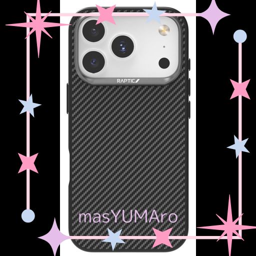 【RAPTIC】 IPHONE 17 PRO MAX 対応 ケース MAGSAFE 対応 カーボン 調 耐 衝撃 薄型 スマホケース マグセーフ対応 アラミド 耐衝撃 頑丈 携帯ケース カバー [ IPHONE17PROMAX アイフォン