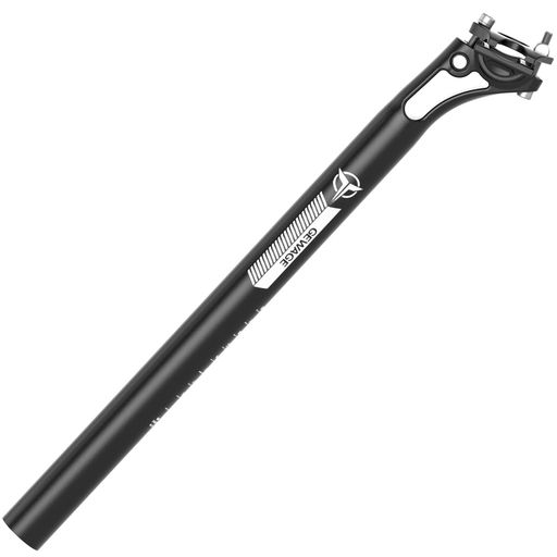 GEWAGE 自転車用 シートポスト ブラック 30.9MM 軽量 長さ400MM アルミ