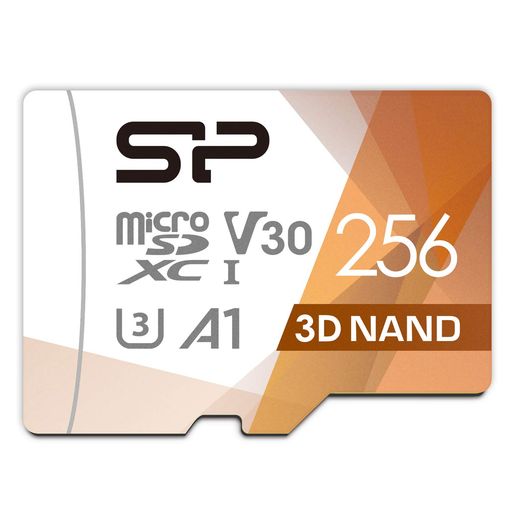 SP SILICON POWER シリコンパワー MICROSD カード 256GB 【NINTENDO SWITCH 動作確認済】4K対応 CLASS10 UHS-1 U3 最大読込100MB/S 3D NAND SP256GBSTXDU3V20AB