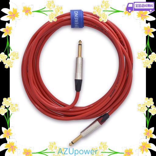 REFERENCE CABLES RIC-S01 R ROCK用 赤 ストレート-ストレート 6M