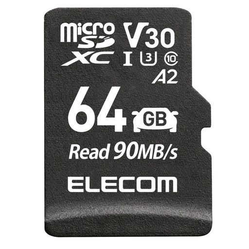 エレコム MICROSDXCカード 車載用 高耐久 UHS-I 64GB MF-DRMR064GU13