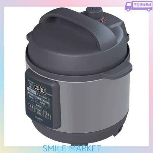 アイリスオーヤマ 電気圧力鍋 3.0L 12種類の自動メニュー搭載 ボタンを押すだけ時短調理鍋 ブラック KPC-EMA3-B