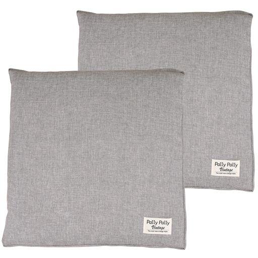 サンベルム(SANBELM) ふとん収納袋 ふとん収納 2個組 グレー 布団収納時/約幅60×奥行60×高さ20CM かけ布団がクッションになる布団収納袋 TU18611