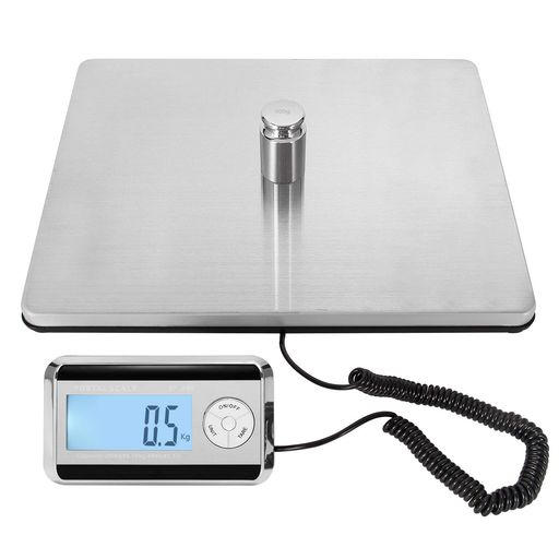 CGOLDENWALL 台はかり隔測式 最大計量200KG 精度50G デジタル計量器荷物郵便物ペット用 計量皿寸法310MM×392MM 電子はかり風袋引き機能搭載