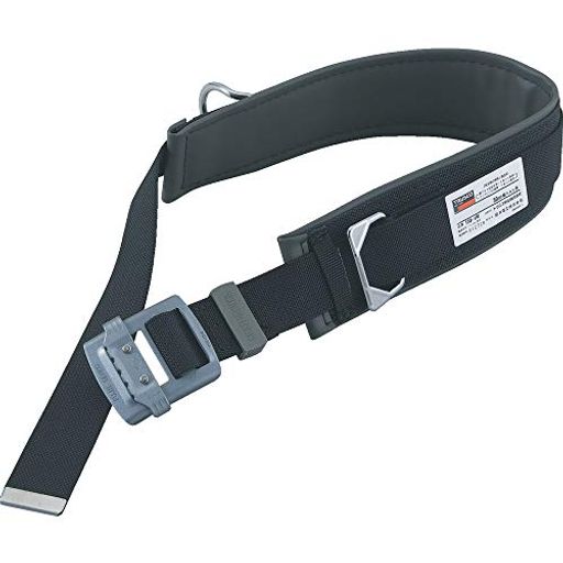 TRUSCO(トラスコ) 柱上安全帯用胴・補助ベルト 幅45MMX長さ1200MM ブラック TFC-110A-BK
