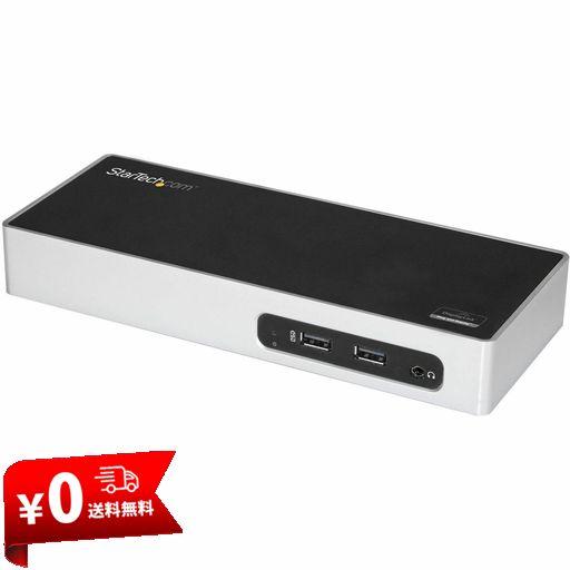 STARTECH.COM ドッキングステーション USB-A接続 2画面 HDMI DVI VGA 多機能マルチハブ DVI-VGAアダプター付属 DK30ADD