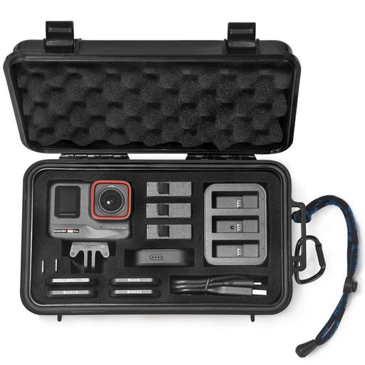 LEKUFEE INSTA360 ACE PRO 2トラベル防水ハードケース INSTA360 ACE PRO 2/INSTA360 ACE PRO/INSTA360 ACE アクションカメラとアクセサリーに対応 (ケースのみ)