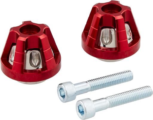 キタコ(KITACO) ユニオンバーエンドキャップ レッド (左右1セット) PCX125(JK05/JF81/JF56) PCX150(KF30/KF18/KF12) ADV150(KF38) PCX160(KF47) 等 506-1440220