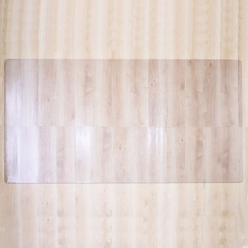 クリアマット フロアマット チェアマット 270×100CM 厚さ1.5MM ソフト 透明 撥水 床保護 床暖房対応 汚れ防止 お手入れ簡単 滑り止め (270*100CM)