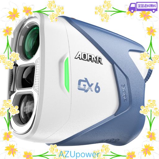 AOFAR GX6 ゴルフ レーザー距離計 1000YD ±0.5YD高精度 0.02秒高速測定