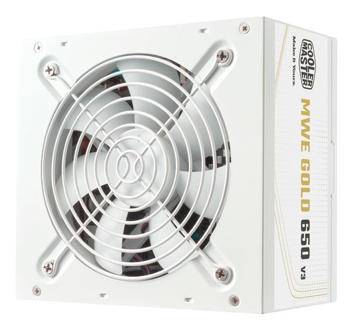 COOLER MASTER 650W 電源 MWE GOLD 650 V3 NM WH FR [MPE-6502-ACAAG-3GJP] WHITE
