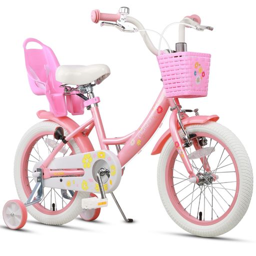 GLERC】MAGGIE子供用自転車 女の子人気かわいい花柄 キッズバイク 幼児