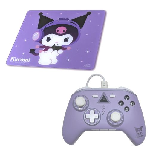 アローン(ALLONE) サンリオキャラクターズ クロミ ゲーミングガラスマウスパッド&PC用コントローラーセット 38.5×9×33CM パソコン ゲーム 強化ガラス パープル 連射機能 有線接続 シリコング… 11,817円