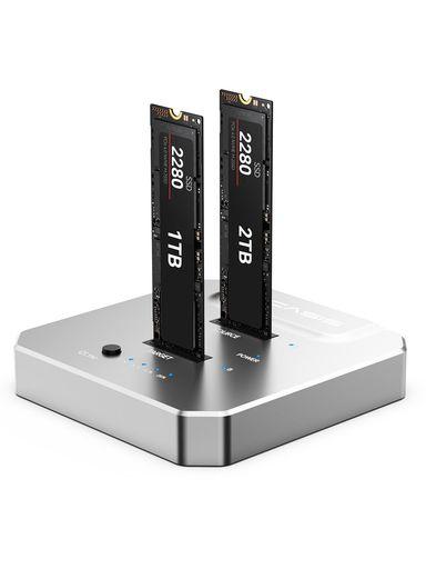 ACASIS M.2 SSD クローン, SSD クローン USB TYPE C 10GBPS, 支援オフラインクローン, M .2 NVME SSDに適合 2230,2242,2260,2280,最大8TB SSD 対応 (M03)