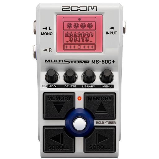 ZOOM(ズーム) MS-50G PLUS ギターマルチストンプ ホワイト