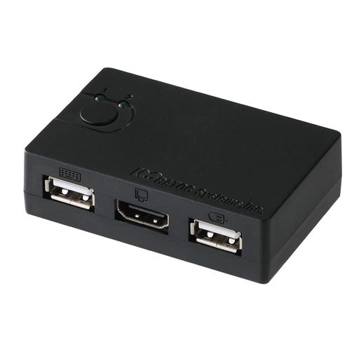 ラトックシステム HDMIパソコン切替器(2台用) RS-230UHA 黒
