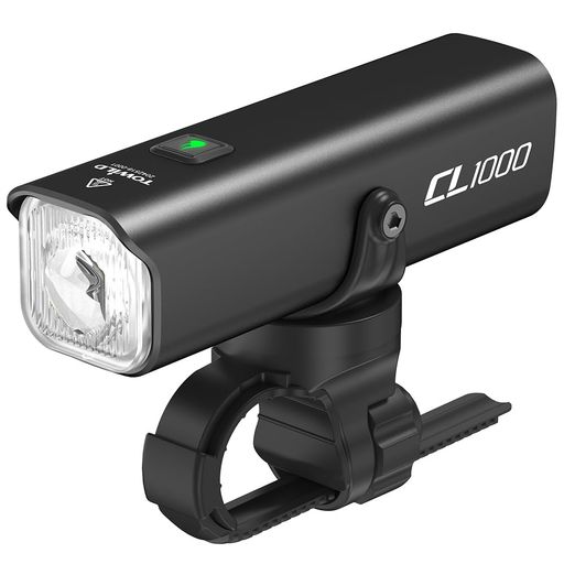 TOWILD CL1000 自転車ライト USB-C充電式 1000ルーメン 防眩レンズ搭載 下付け/吊り下げ可能 4000MAH大容量 IPX6防水 自動点灯 ロード/クロスバイク対応 コンパクト設計 日本語説明書付き 5,483円