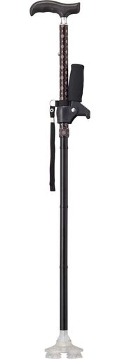 コジット 室内用 お助け杖 紳士用 87~99CM 立ち座り 補助ハンドル付