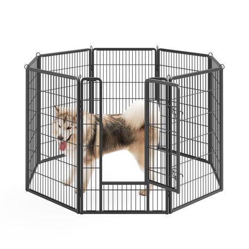 FEANDREA ペットサークル 高さ120CM 大型犬用 超大型犬用 パネル8枚 