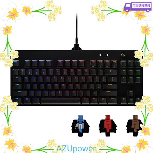 LOGICOOL G ロジクール G PRO X ゲーミングキーボード テンキーレス
