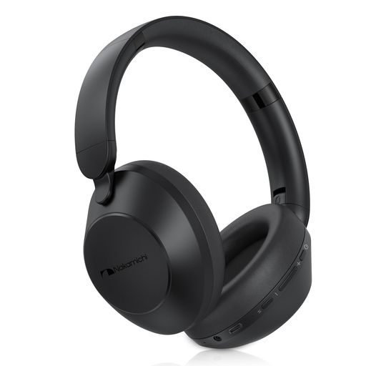 NAKAMICHI ヘッドホン BLUETOOTH 5.3 ANCノイズキャンセリング マイク内蔵 ワイヤレスヘッドホン 50時間連続再生 マルチポイント 有線無線両用 低遅延モード オーバーイヤーヘッドホン ELITE FIVE ANC